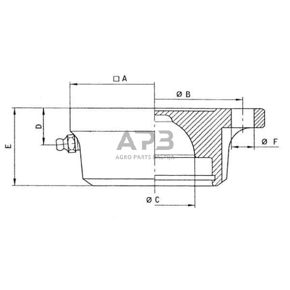 Cilindro lizdas D 65 TC965B 1