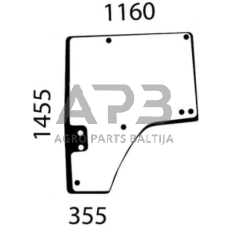 Dalis John Deere technikai R564765 Durų stiklas kairėje