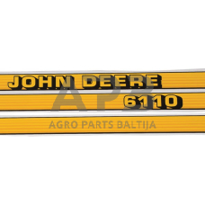 Dalis John Deere technikai TR6110JD Lipdukų rinkinys "John Deere 6110"