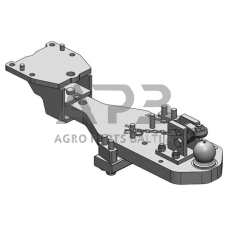 Dalis Scharmüller 009605210SETA02 Heavy Duty Trawbar K80® Steyr Terrus / Case Optum / NH-T7 HD SET