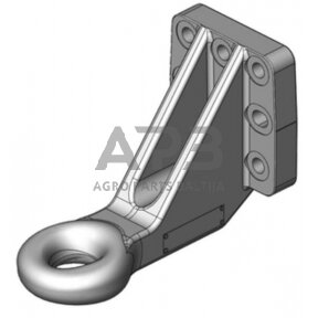 Dalis Scharmüller 00652450A02 Vilkimo kilpa Ø50mm 110x100 versetzt DIN 9678-2