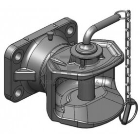 Dalis Scharmüller 05140501A02 Clevis Types 140x80 M16 K1 (Ø31,5mm)