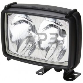 Darbo žibintas stačiakampis Halogen, 55/70W, 12/24V, 158x127x162mm, Hella 1GA006991051