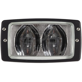 Darbo žibintas stačiakampis Halogen, 55/70W, 12/24V, 182x102mm, Hella 1GB996080021