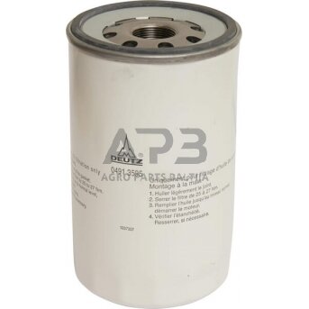 Dalis DEUTZ-FAHR technikai 04913595 Sukite ant alyvos filtro 1