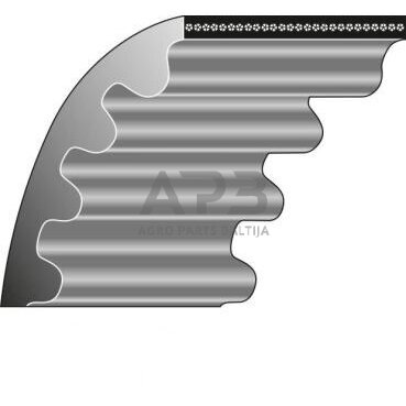 Dantytas diržas pavaros AL-KO 15x270mm La Comfort 32 E, Comfort 32 VLE Combi Care, Comfort 38 VLE Combi Care, 474372, 463782, 460295