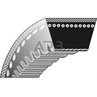 Dantytas diržas Eurosystems 10x765mm Li, 10x803mm La 210664