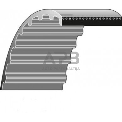 Dantytas diržas Klippo 9,50x1115mm La G7 21, 1762