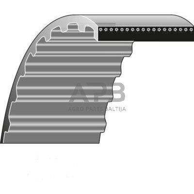 Dantytas diržas pavaros Brill 9x390mm La  Electro 380, RazorCut Accu 38, RazorCut LION 38, B11389, 11389