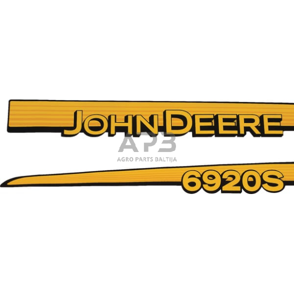 Dalis John Deere technikai TR6920SJD Lipdukų rinkinys "John Deere 6920S"