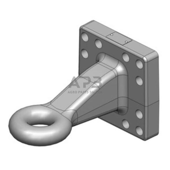 Dalis Scharmüller 00665431A02 Vilkimo kilpa Ø50mm 160x160 4t DIN 9678-2