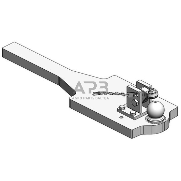 Dalis Scharmüller 009600130A01 Didelės apkrovos grąžulas K80® su Kontur 296x1100x45