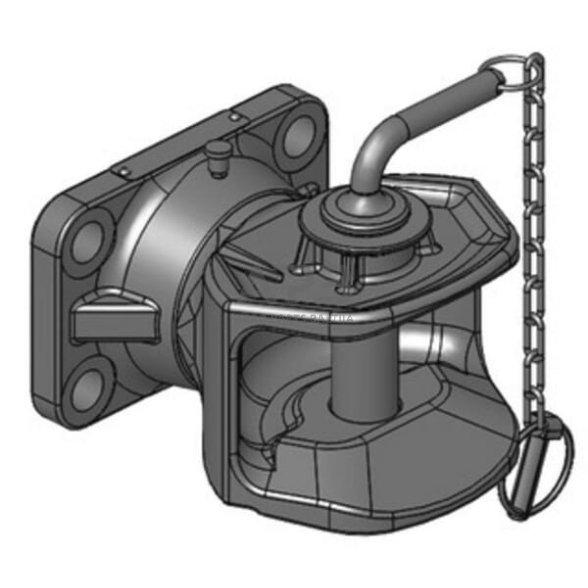 Dalis Scharmüller 05141501A02 Clevis Types 140x80 M20 K1 (Ø31,5mm)