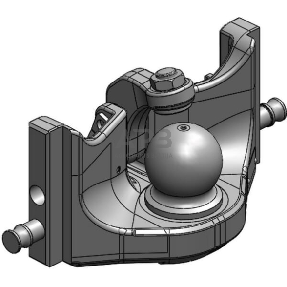 Dalis Scharmüller 05630951A02 Buksyravimo rutulinis sukabintuvas K80, 309mm 1