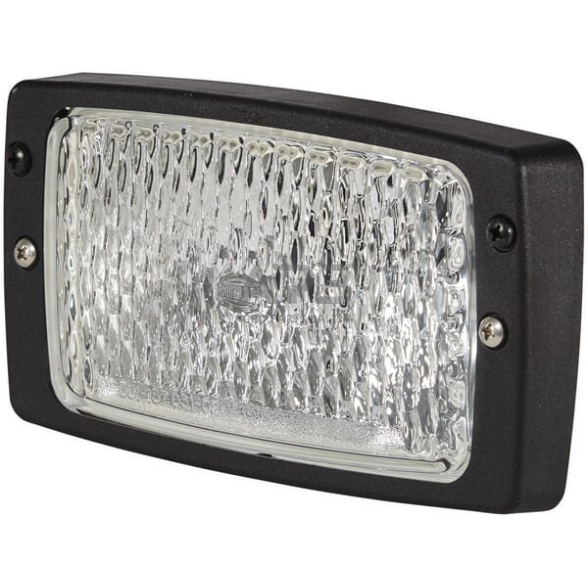 Darbo žibintas stačiakampis Halogen, 55/70W, 12/24V, 182x103x102mm, Hella 1GB006213111