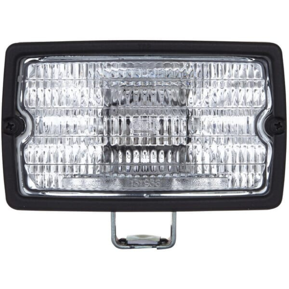 Darbo žibintas stačiakampis Halogen, 55W, 12/24V, 153x92x118mm, Hella 1GA005060001 1