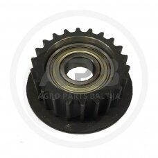 Diržo skriemulys su guoliu John Deere 54,00 x 17,00 x 22,50 mm su 22 dantimis AM125624, LT 133, LT 155, LT 166, LTR 155, LTR 166, LTR 180