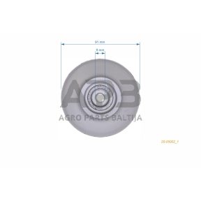 Diržo skriemulys AYP 532139245, 532127783, 532106298, 532123766 90,60 x 19,70 x 9,50 mm