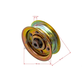 Diržo skriemulys Electrolux HALT150E, DPR20H42STA, LT150, HALT150E, LTH145, BB185H42YT (96012003600), BB24H42YT (96012003500), CO18542STB, CO185H42STC DB24H42YT (96012003100), HD17542 (96016001300), HD1842 (96016000202) pjaunamosios plotis 42 ( 107 cm )