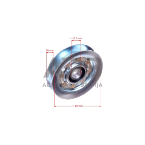 Diržo skriemulys Husqvarna 531 00 55-62, 531005562 87,90 x 20,30 x 15,80 mm