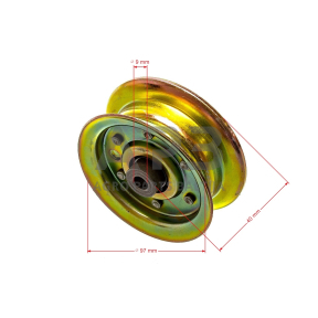 Diržo skriemulys Mcculloch M115-97, M105-77X, M200107H, Mowcart 96021000800, M125107H, MC20V42YT 532 17 79-68, 532177968, 177968, 532 19 31-97, 532193197, 193197 102,00 x 37,60 x 9,90 mm