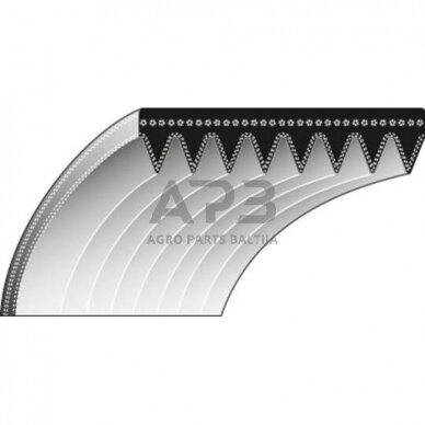 Diržas Husqvarna 14,30x813mm La K750, 5449084-02, 544908402, 5062967-02, 506296702