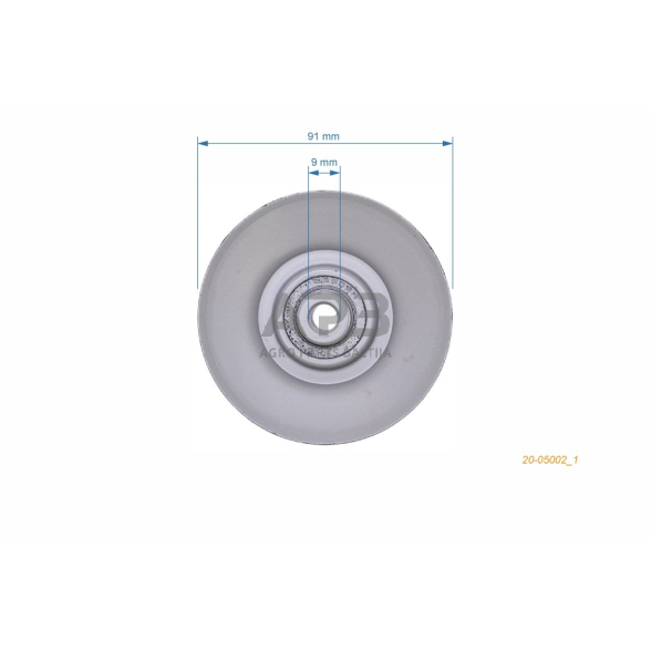 Diržo skriemulys AYP 532139245, 532127783, 532106298, 532123766 90,60 x 19,70 x 9,50 mm 2