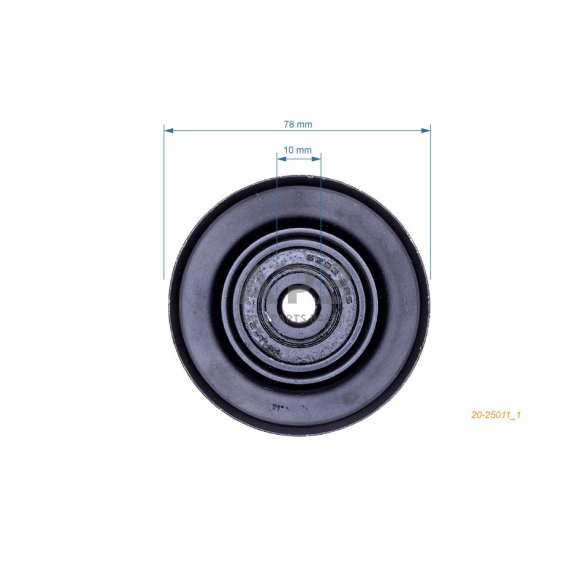 Diržo skriemulys Black-Line B 150/92 A 756-0236 78,00 x 20,00 x 9,00 mm 3