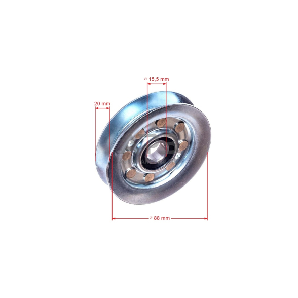 Diržo skriemulys Emak 25601555/0, 325601599/0, 125601555/0, BCG2560155, G25601555E0 87,90 x 20,30 x 15,80 mm 2