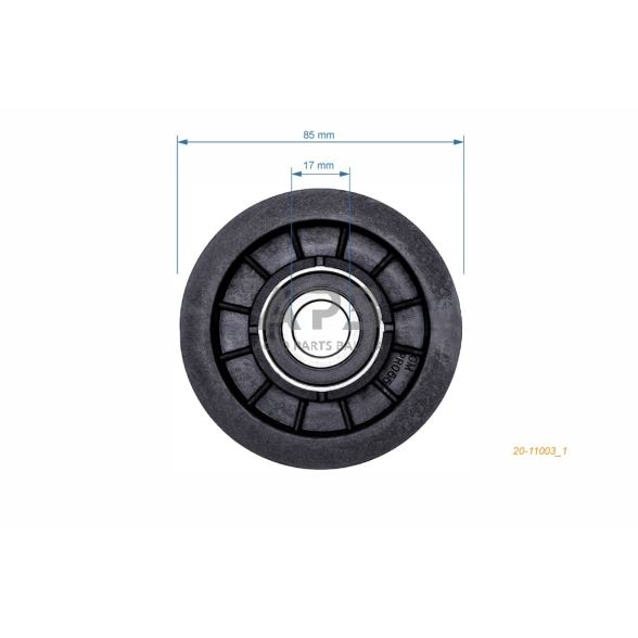 Diržo skriemulys Honda HF 2113, HF 2114, HF 2213, HF 2216, HF 2218, HF2220S, HF2220HL 80255-Y09-003, 80255Y09003, 125601554/0, 1256015540, 25601554/0, 256015540 85,30 x 26,40 x 16,90 mm 4