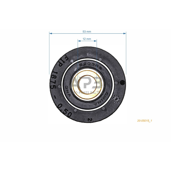 Diržo skriemulys Mcculloch M553, M55H53, M65, MCB21, MSB21 532 16 60-43, 532166043, 166043 54,00 x 19,00 x 12,80 mm 3