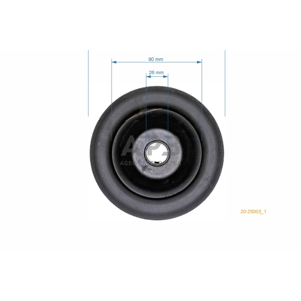 Diržo skriemulys MTD 753-0635, 756-0488, 756-0982B, 953-0635, 956-0488, 956-0982B, 7530635, 7560488, 7560982B, 9530635, 9530488, 9560982B 123 x 90,30 / 142,50 mm 6