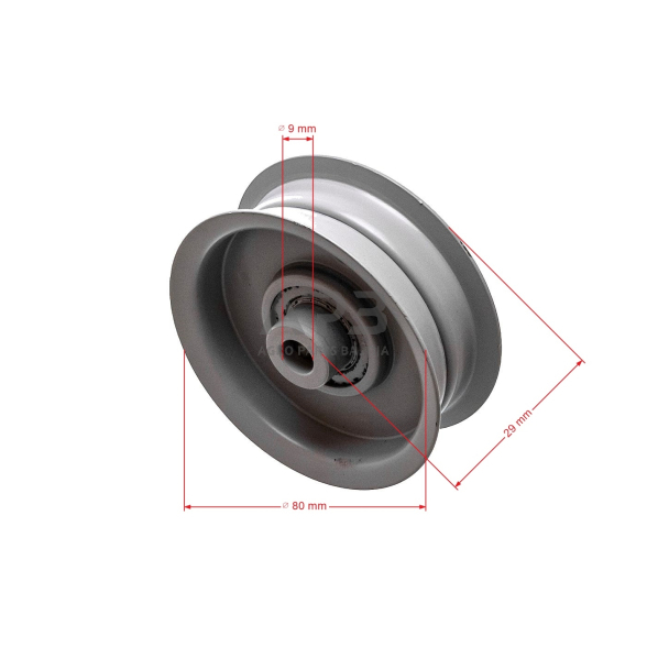 Diržo skriemulys MTD 756-3054, 7563054, 756-3054A, 7563054A 81,00 x 30,00 x 9,50 mm 2