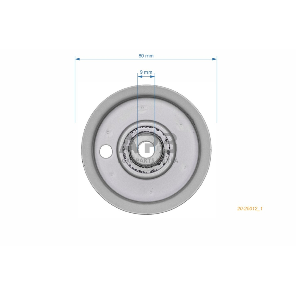 Diržo skriemulys MTD 756-3054, 7563054, 756-3054A, 7563054A 81,00 x 30,00 x 9,50 mm 3