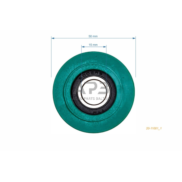 Diržo skriemulys Viking MT540, MT545, MT580, MT585, MT740, MT745, MT780, MT785 6125 760 6600, 61257606600 50,00 x 19,60 x 14,90 mm 3