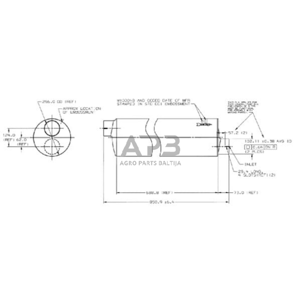 Duslintuvas Donaldson M100048 3