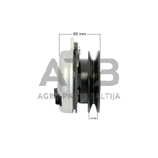 Elektromagnetinė sankaba GGP. Aukštis 90,00 mm, skriemulys 135,00 mm 118399062/0, 1183990620, 18399060/0, 183990600, 80186-VK1-003, 80186VK1003, 1136-0048-01, 1136004801, 5217-20, 5217-38