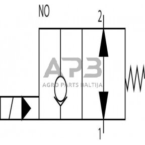 Elektrinis hidraulinis vožtuvas 2/2 SVP10NOR 24VDC 3/8, SVP10NOR004