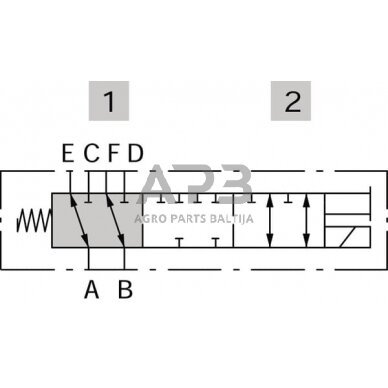 Elektrinis eigos vožtuvas 6/2 B-G-08-1, DFE106003 2