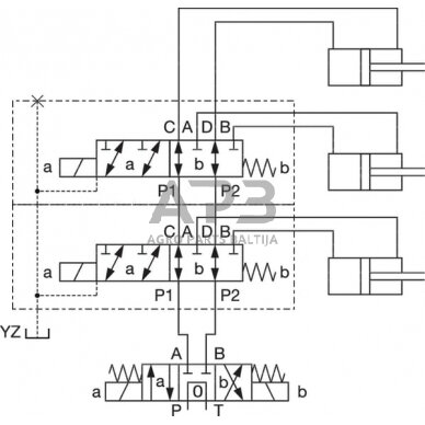 Elektrinis eigos vožtuvas 6KVH063824VFL 3