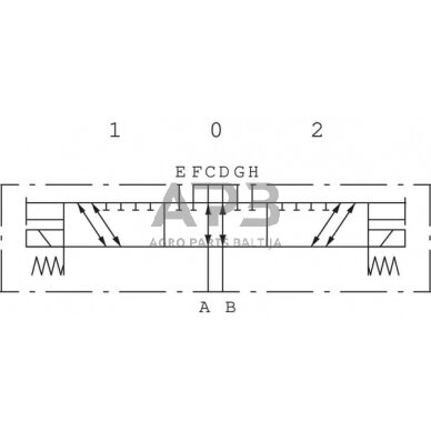 Elektrinis eigos vožtuvas 8/3 12DC DFE-052-8B-G06-1, DFE0528001 3