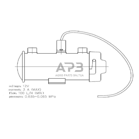 Elektrinė kuro pompa 82006948N 2