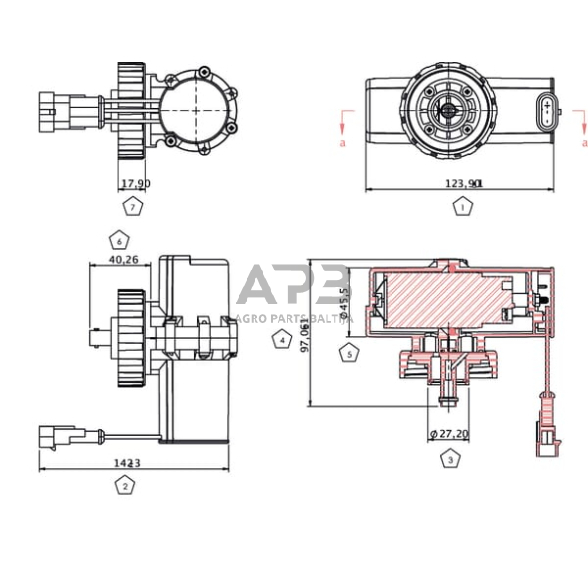 Elektrinė kuro pompa 87802238KR 1