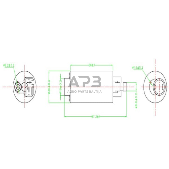 Elektrinė kuro pompa AL78405KR 2