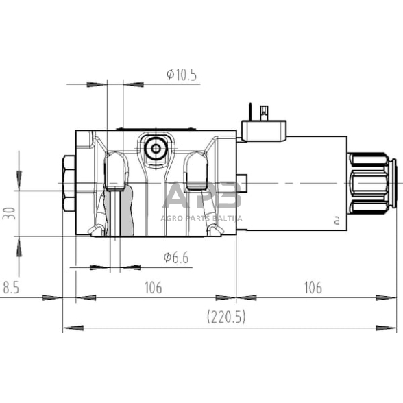 Elektrinis hidraulinis skirstytuvas NG10 KREV05C2024C 2