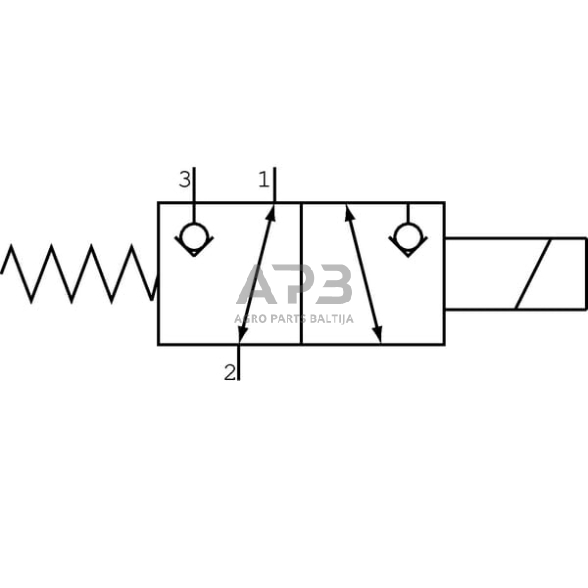 Elektrinis hidraulinis vožtuvas 12V 3/8 EL10C, EL10C001 1