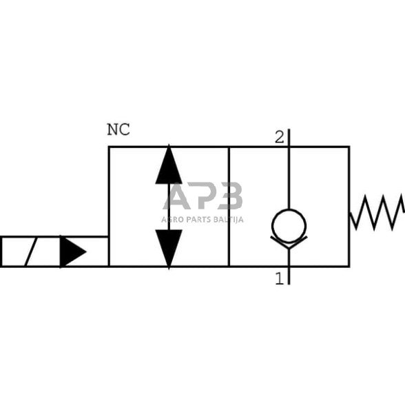 Elektrinis hidraulinis vožtuvas 2/2 3B0-NC-24VDC 1 1/4", CP5033002 2