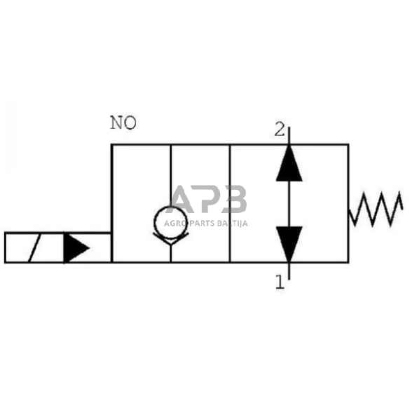 Elektrinis hidraulinis vožtuvas 2/2 SVP10NOR 12VDC, SVP10NOR003 2