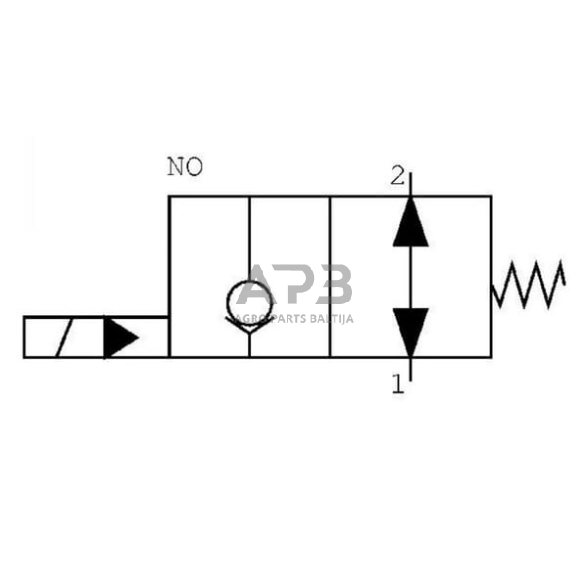 Elektrinis hidraulinis vožtuvas 2/2 SVP10NOR 12VDC, SVP10NOR003 4