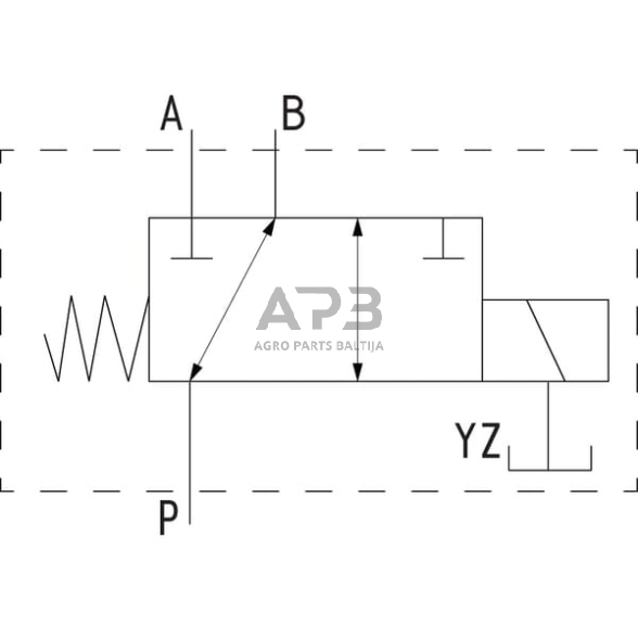 Elektrinis hidraulinis vožtuvas 3/2-3/4-12 VDC, 3212AK10143 4